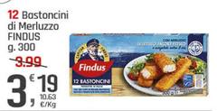 Findus - 12 Bastoncini Di Merluzzo