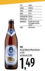 HB - Birra Weiss Munchner