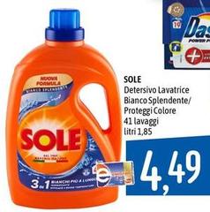 Sole - Detersivo Lavatrice Bianco Splendente