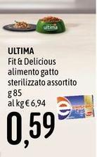 Ultima - Fit & Delicious Alimento Gatto Sterilizzato