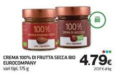 Eurocompany - Crema 100% Di Frutta Secca Bio