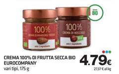 Eurocompany - Crema 100% Di Frutta Secca Bio