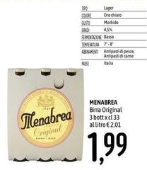 Menabrea - Birra Original