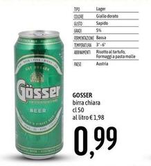 Gösser - Birra Chiara