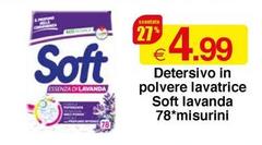 Soft - Detersivo In Polvere Lavatrice  Lavanda 78TM Misurini