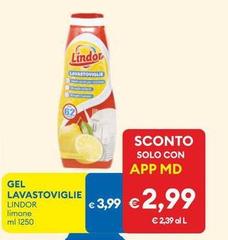 Lindor - Gel Lavastoviglie