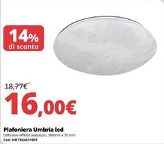 Plafoniera Umbria Led