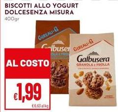 Galbusera - Biscotti Allo Yogurt Dolcesenza Misura