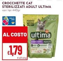 Ultima - Crocchette Cat Sterilizzati Adult