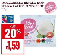 Selex - Mozzarella Bufala DOP Senza Lattosio Vivibene