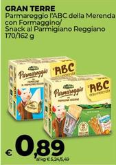 Gran Terre - Parmareggio I'ABC Della Merenda Con Formaggino/ Snack Al Parmigiano Reggiano