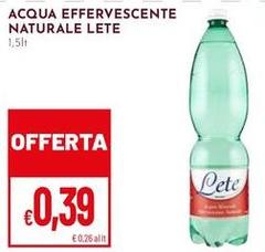 Lete - Acqua Effervescente Naturale