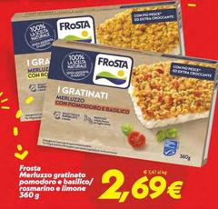 Frosta - Merluzzo Gratinato Pomodoro E Basilico/Rosmarino E Limone