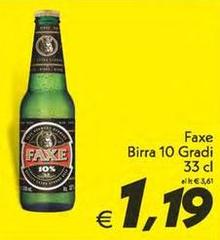 Faxe - Birra 10 Gradi