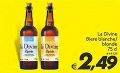 La Divine - Biere Blanche/Blonde 
