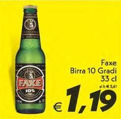 Faxe - Birra 10 Gradi