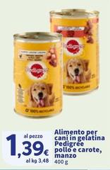Pedigree - Alimento Per Cani In Gelatina Pollo E Carote
