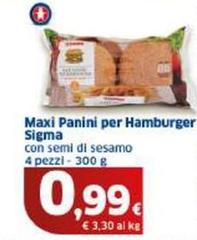 Sigma - Maxi Panini Per Hamburger