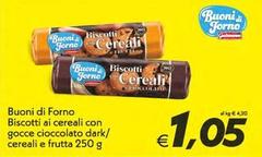 Sapori Del Forno - Biscotti Ai Cereali Con Gocce Cioccolato Dark