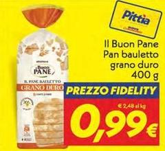 Il Buon Pane - Pan Bauletto Grano Duro
