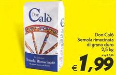 Don carlo - Semola Rimacinata Di Grano Duro