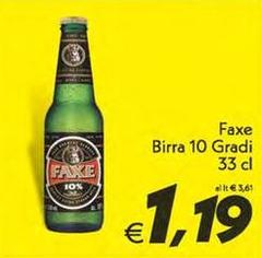 Faxe - Birra 10 Gradi