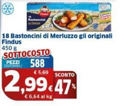 Findus - 18 Bastoncini Di Merluzzo Gli Originali