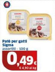 Sigma - Patè Per Gatti
