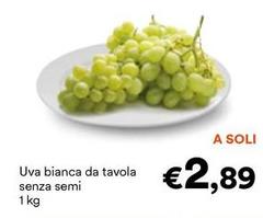 Uva Bianca Da Tavola Senza Semi