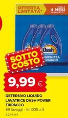 Dash - Detersivo Liquido Lavatrice  Power Tripacco