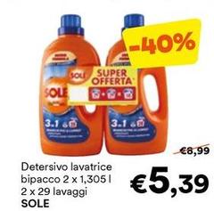 Sole - Detersivo Lavatrice Bipacco