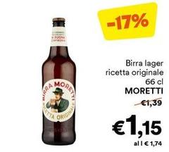 Moretti - Birra Lager Ricetta Originale