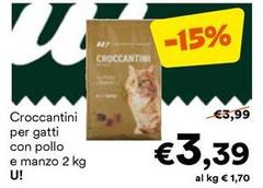 U! - Croccantini Per Gatti Con Pollo E Manzo