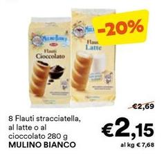 Mulino Bianco - 8 Flauti Stracciatella