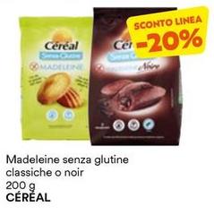 Cereal - Madeleine Senza Glutine Classiche O Noir