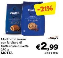 Motta - Mottino O Danese Con Farcitura Di Frutta Rossa E Uvetta