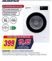 Samsung - Lavatrice WW80FG3M05AWET