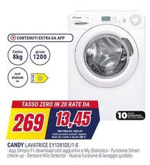 Candy - Lavatrice EY1281DE/1-S