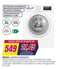 Bosch - Lavatrice WAN2400911