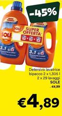 Sole - Detersivo Lavatrice Bipacco