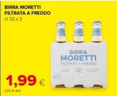 Moretti - Birra Filtrata A Freddo