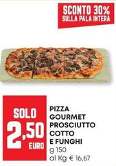 Solo - Pizza Gourmet Prosciutto Cotto E Funghi