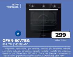 Whirlpool - Ofhn-80v7bg 80 Litri I Ventilato