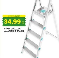 Scala -  Libellula Alluminio 5 Gradini