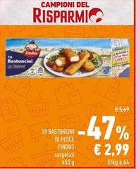 Findus - 18 Bastoncini Di Pesce