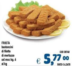 Frosta - Bastoncini Di Filetto Di Merluzzo Xxl Msc