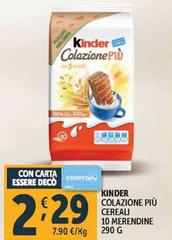 Kinder - Colazione Più Cereali 10 Merendine