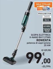 Rowenta - Scopa Elettrica X-Nano RH1127WO