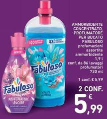 Fabuloso - Ammorbidente Concentrato, Profumatore Per Bucato