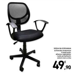Blu - Sedia Da Scrivania